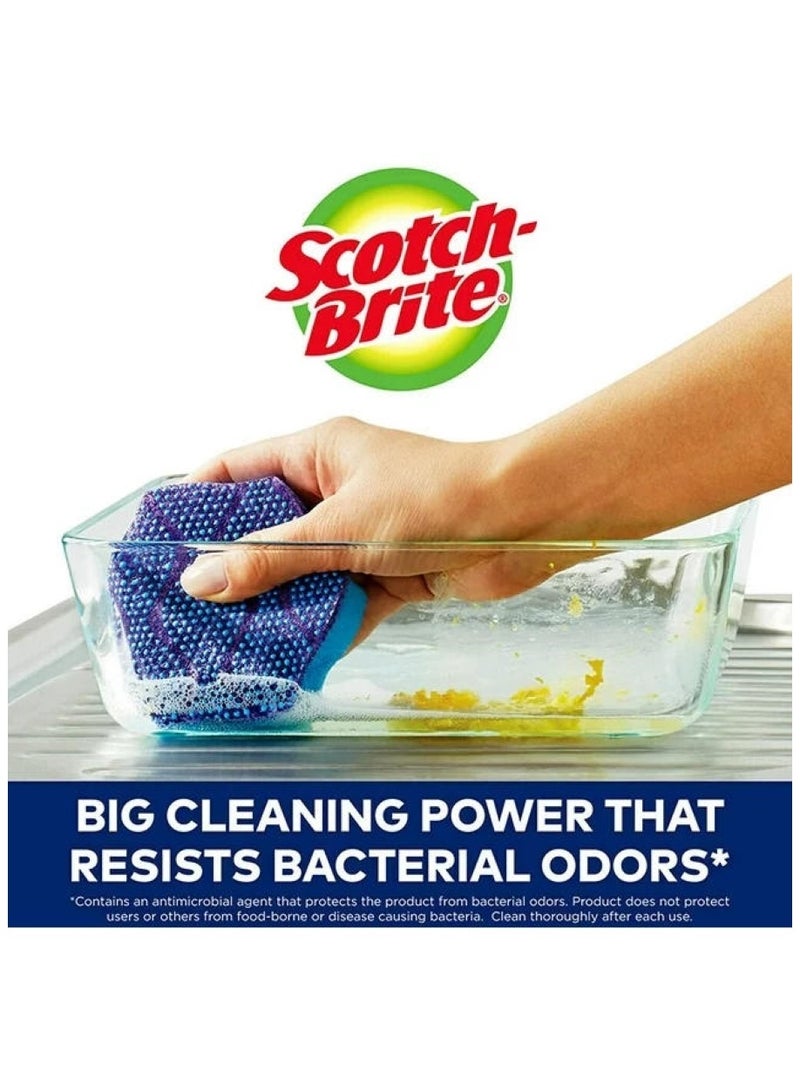 Scotch Brite Dotted Scrubbers Sponges Blue Pack