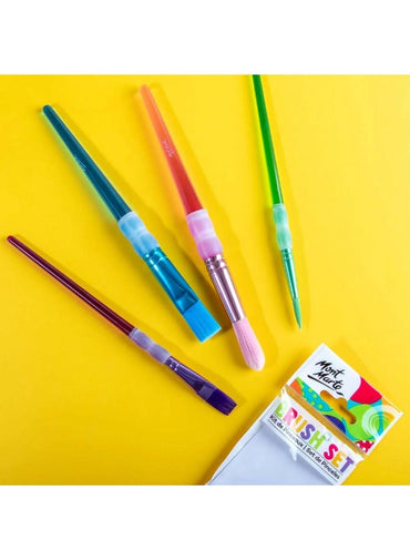 Mont Marte Kids Brush Set 4Pc