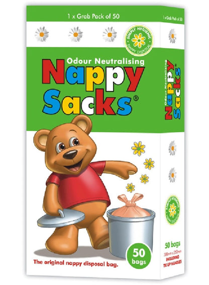 Nappy Sacks Disposable Nappy Bags 50 Pack