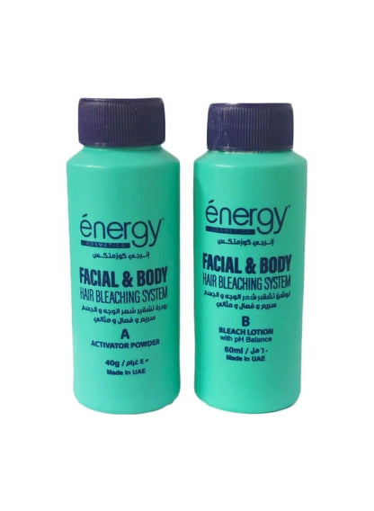 Facial and Body Hair Bleaching System - ENERGY COSMETICS