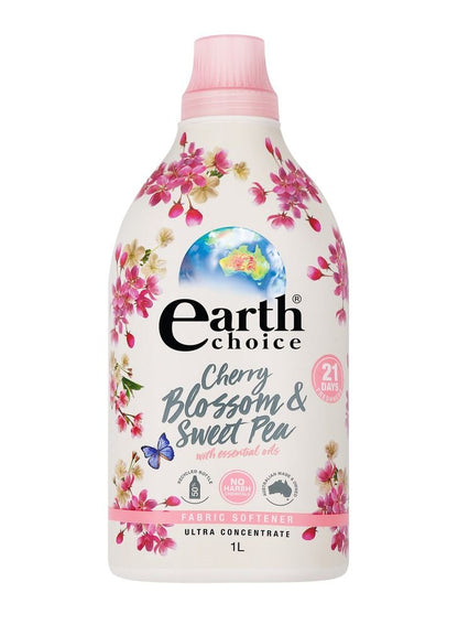 Earth Choice Fabric Softener Cherry Blossom 1 L