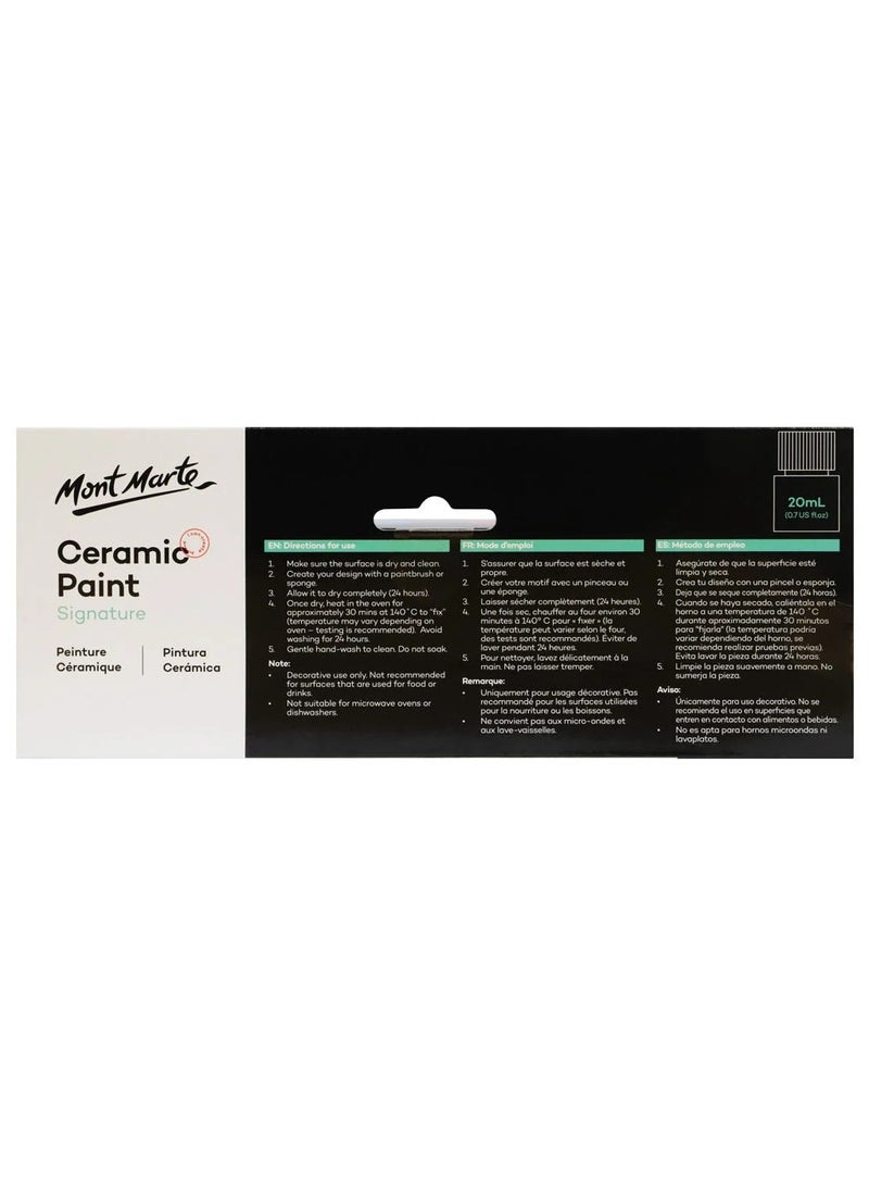 Mont Marte Signature Ceramic Paint Set