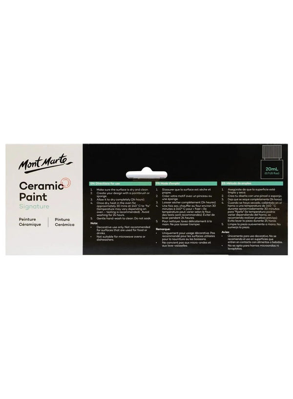 Mont Marte Signature Ceramic Paint Set