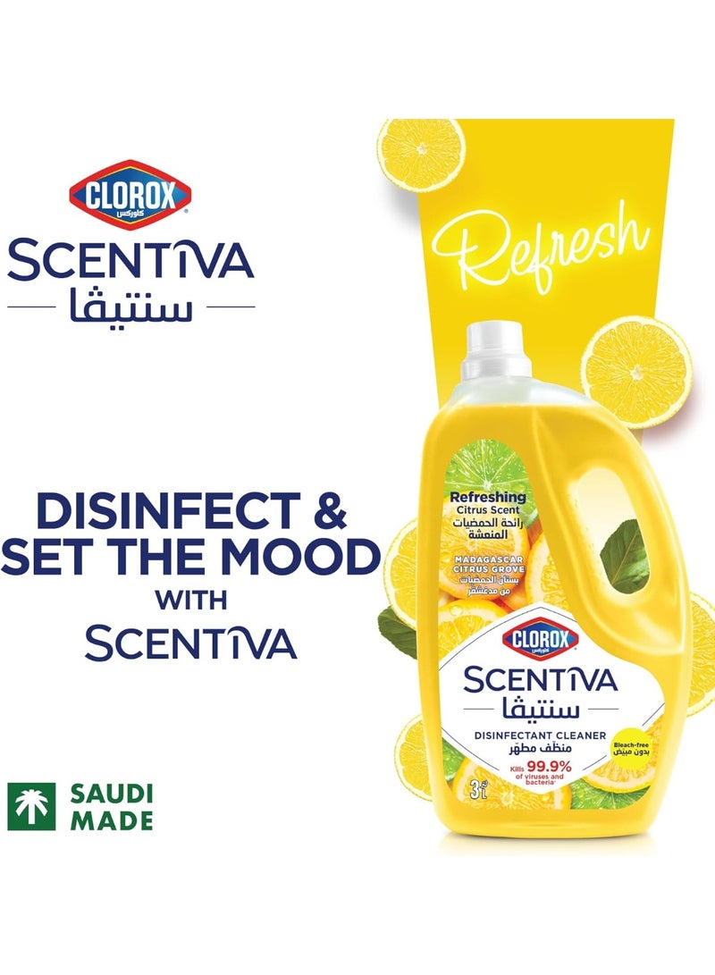 Clorox Scentiva Disinfectant Floor Cleaner 3L