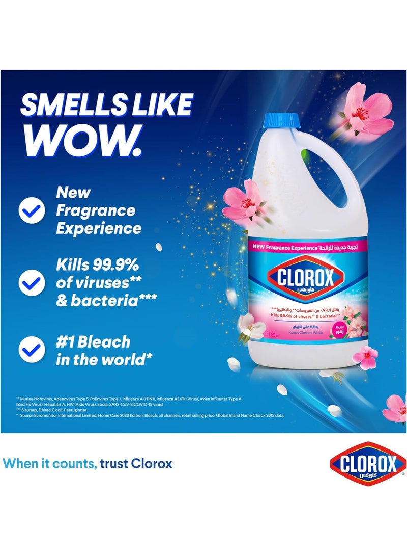Clorox Liquid Bleach Floral Scent 1.89L - Clorox