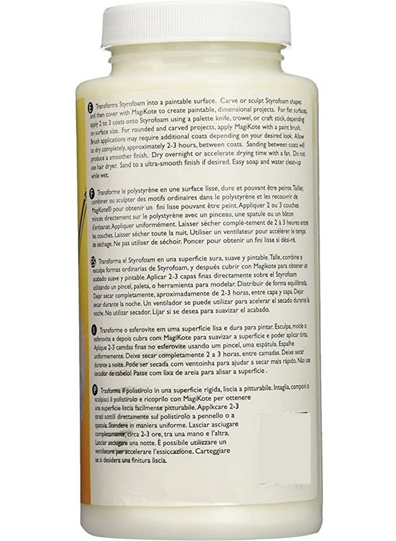 DecoArt Magikote Surface Coating for Styrofoam 8 oz