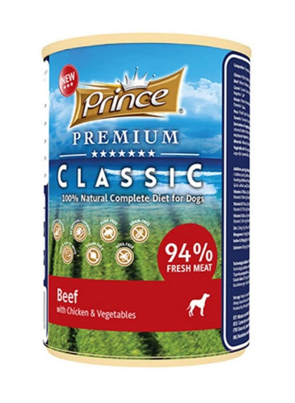 Prince Premium Classic 94% Fresh Meat Beef 400G