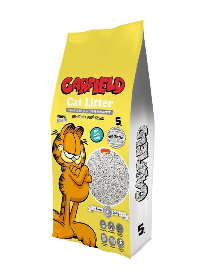 Garfield Bentonite Cat Litter Natural 5 L