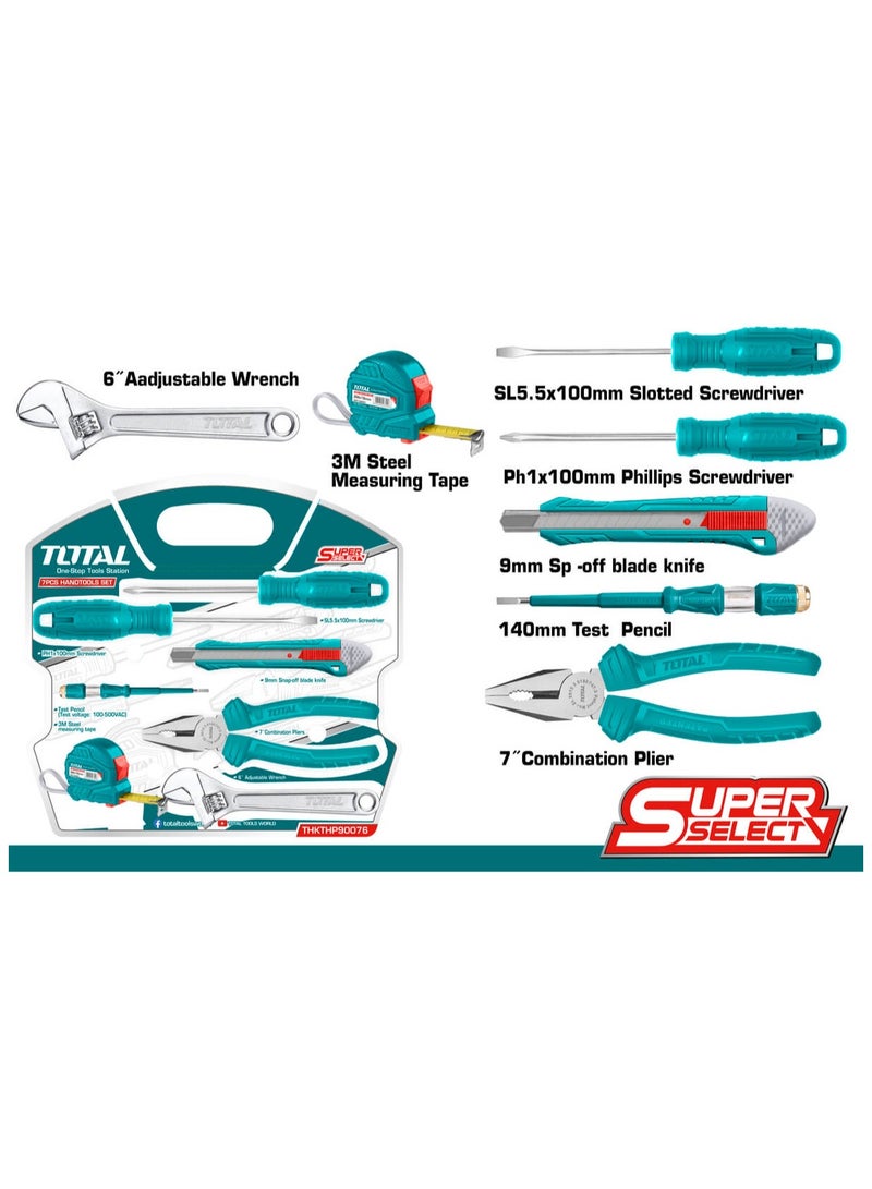 TOTAL 7 Pcs Handtools Set - Premium Quality Tools