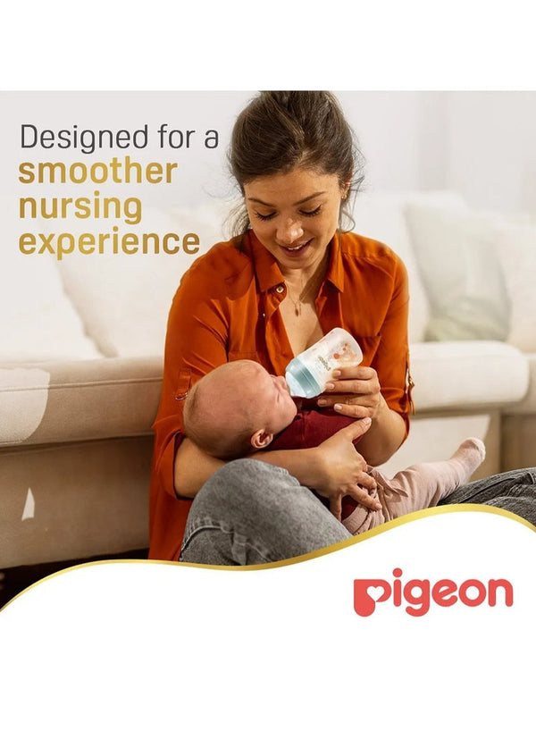 Pigeon Softouch Wide Neck Plastic Nursing Bottle 160ML