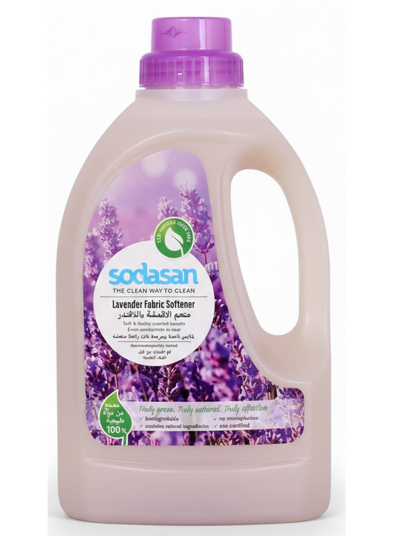 Sodasan 100% Natural Lavender Fabric Softener 750 ML