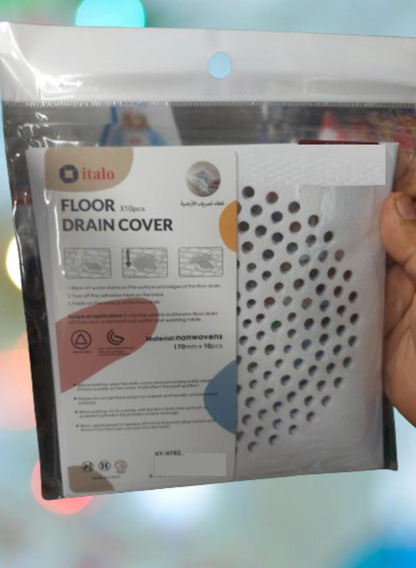 ITALO Floor Drain Cover - 10 Pcs Nonwoven Fabric