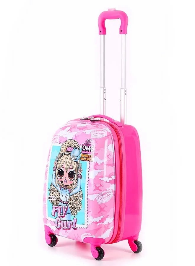 Trucare LOL OMG Fly Gurl Kids Luggage 18 Inches