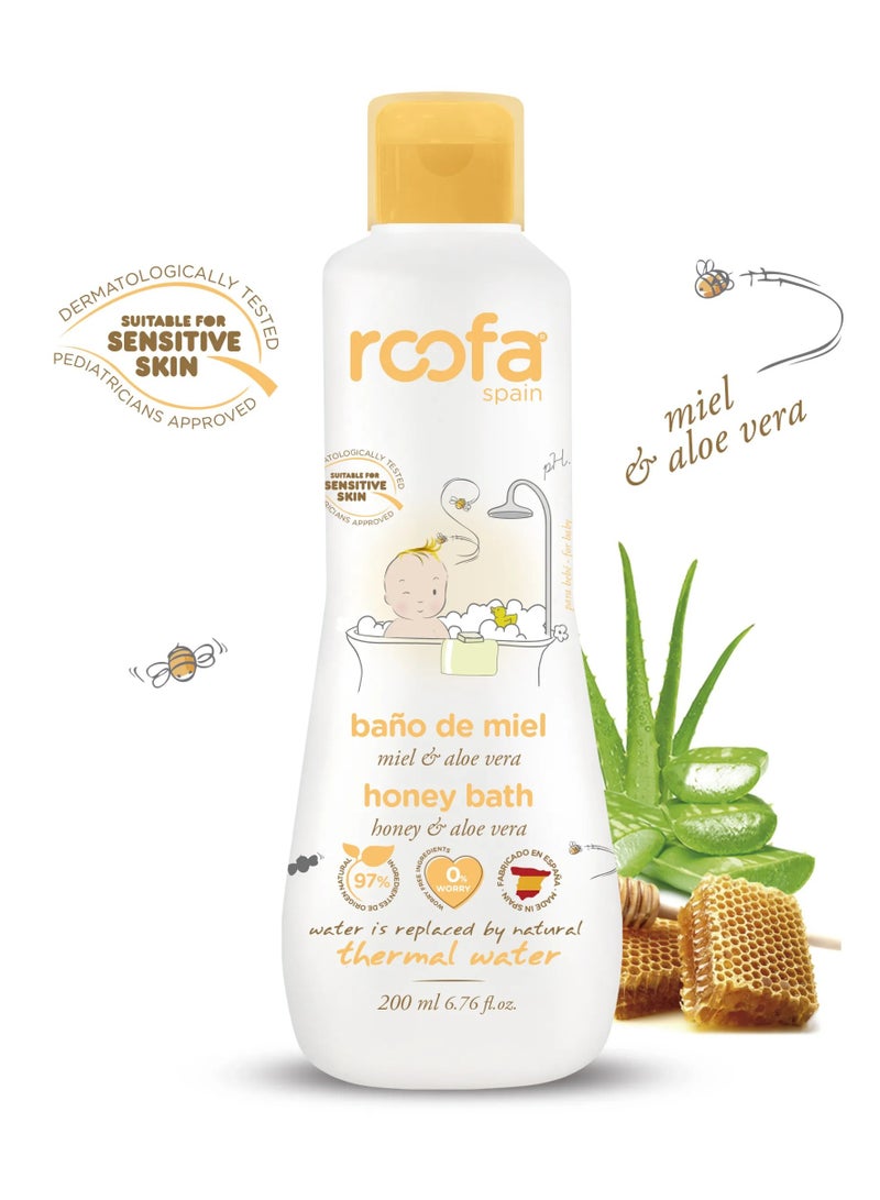 Roofa Spain Honey Bath Gel 200 ML