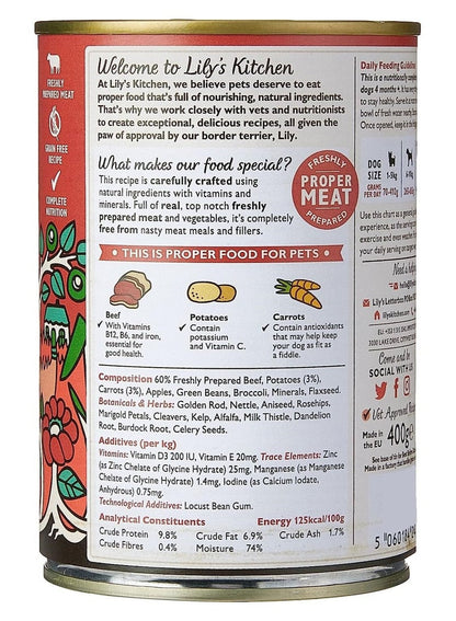 Holistic Dog Cottage Pie Wet Food 400G - Lily's Kitchen