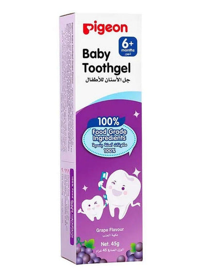 Pigeon Toothgel 6+ Month Grape Flavour 45 G