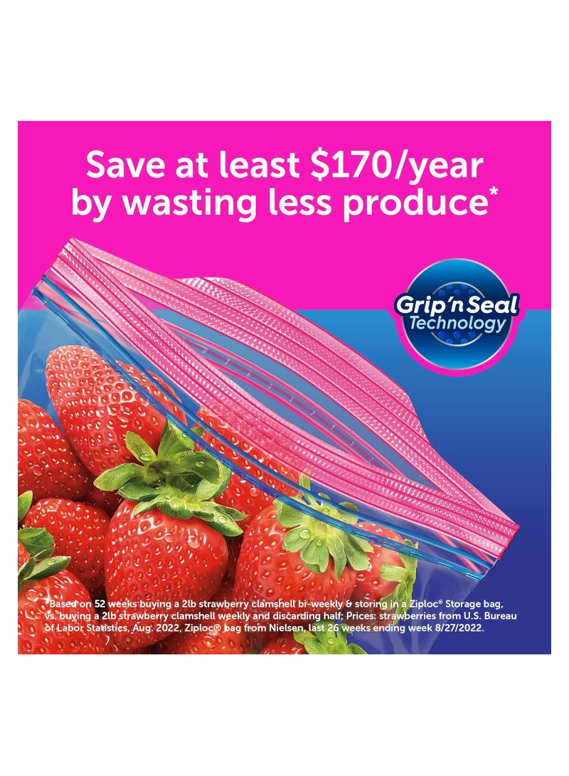 Ziploc Easy Open Storage Bags 48 Count