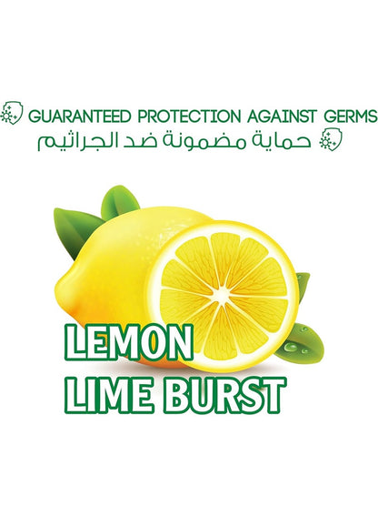 White TISSUES Anti-Bacterial Wipes with Lemon Burst