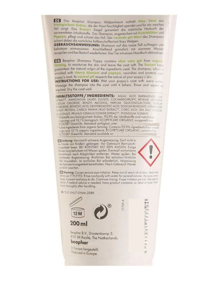 Beaphar Bio Cosmetic Puppy Shampoo 200 ml