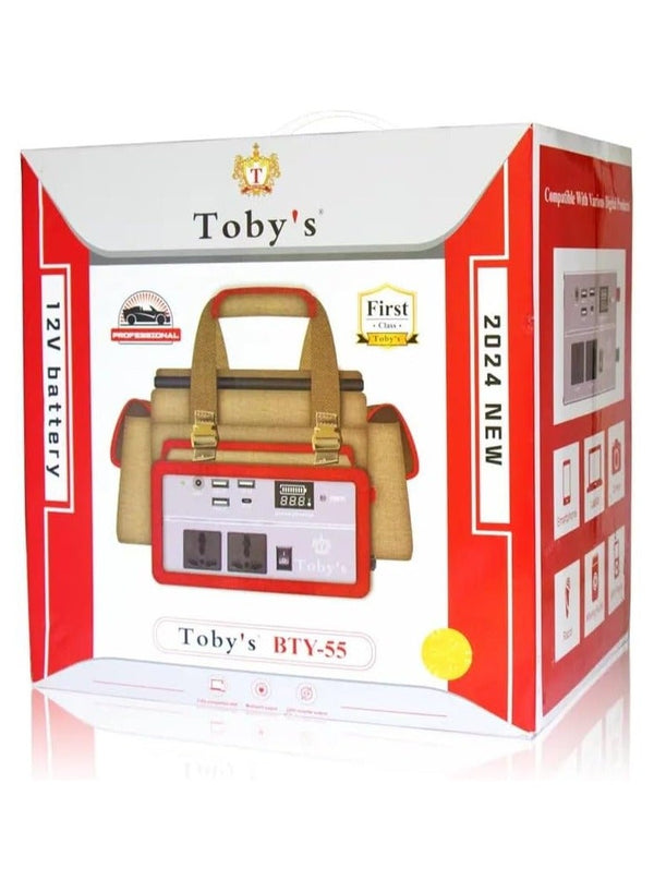 Premium 55000mAh Power Battery with Inverter - Toby'S