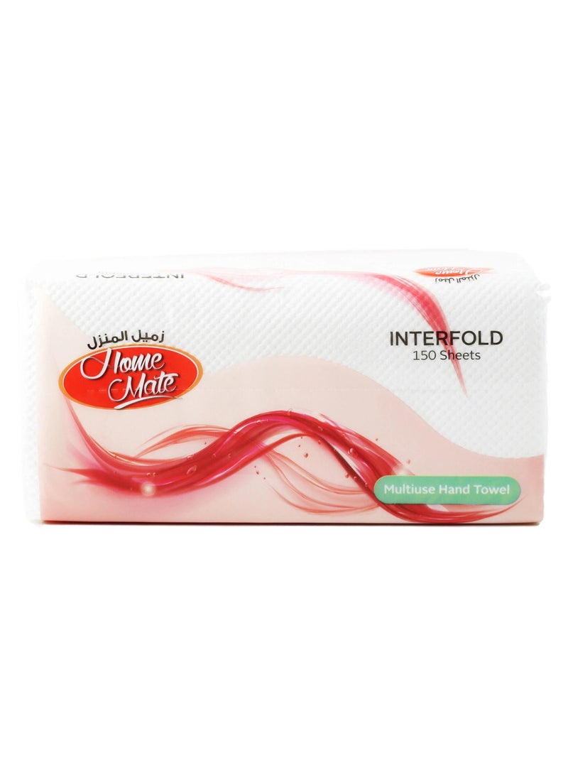 Home Mate Hand Towel Interfold 150 Sheets