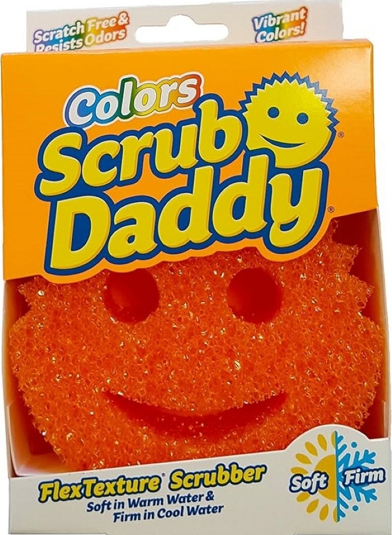 Scrub Daddy Flextexture Scrubbing Sponge Orange