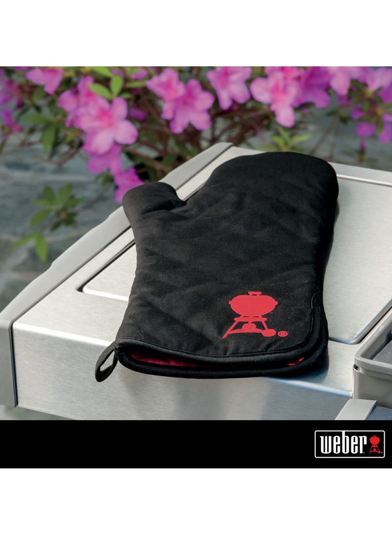 Weber Cotton Heat Resistant Mitts Black