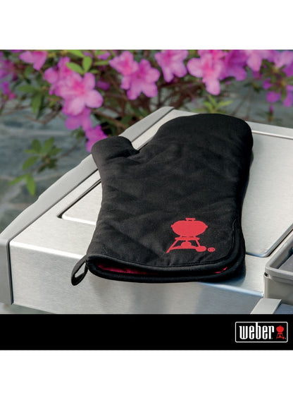Weber Cotton Heat Resistant Mitts Black