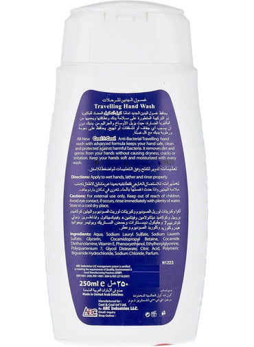 Cool & Cool Travelling Hand Wash Anti Bacterial 250 ML