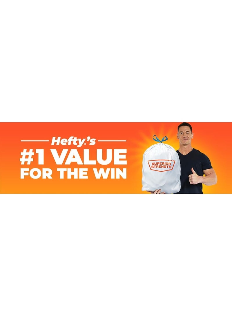 Hefty Strong 13 Gallon Trash Bags - Premium Quality