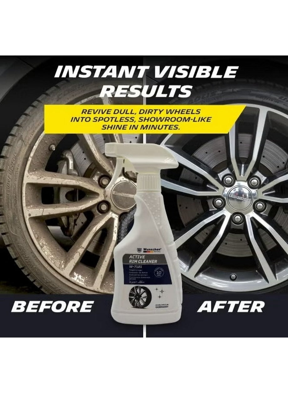 acid free, active rim, active rim cleaner, car wash, cars suvs, cleaner w-7121, cool dry, deep cleaning, dry rims, dust iron, rim cleaner, rim cleaner w-7121, rims acid, type acid, wunscher