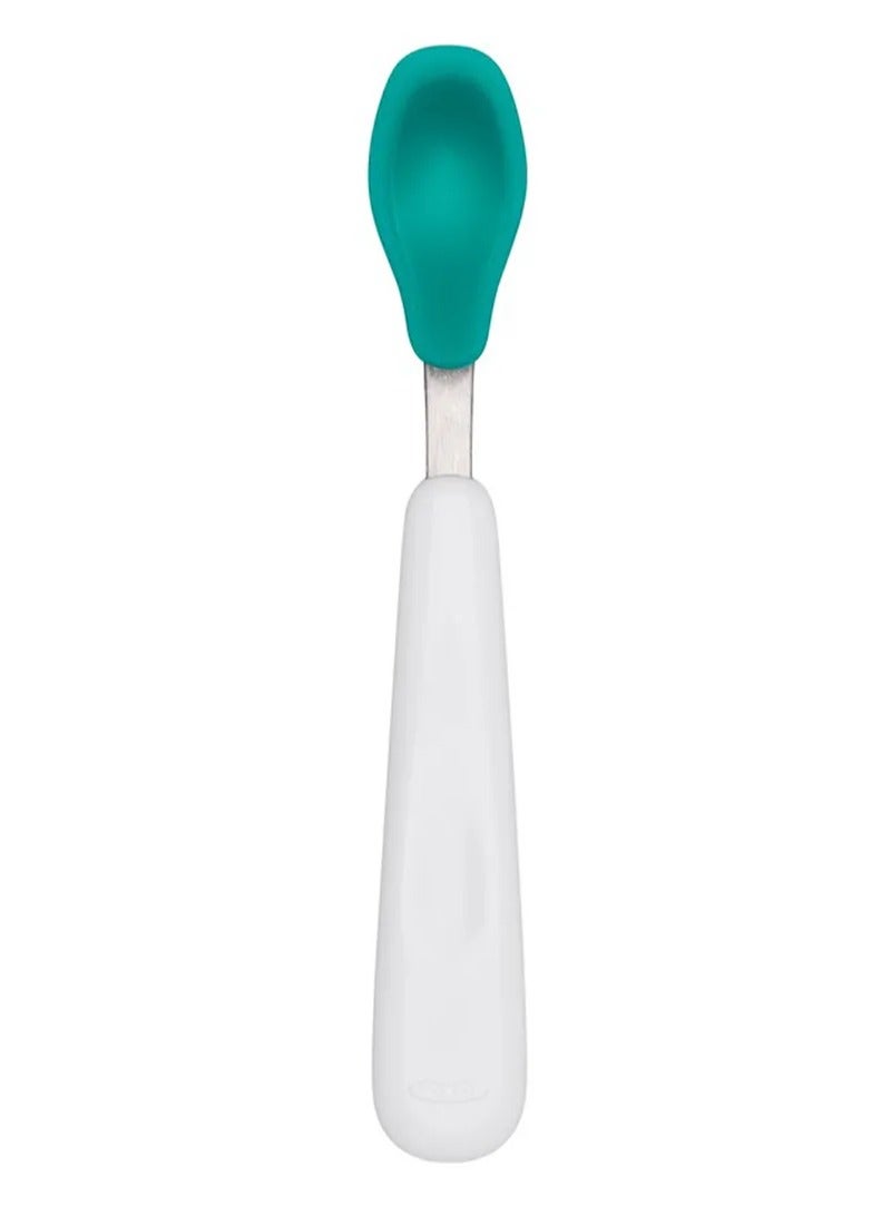 OXO Tot Feeding Spoon Set - Soft Silicone Teal
