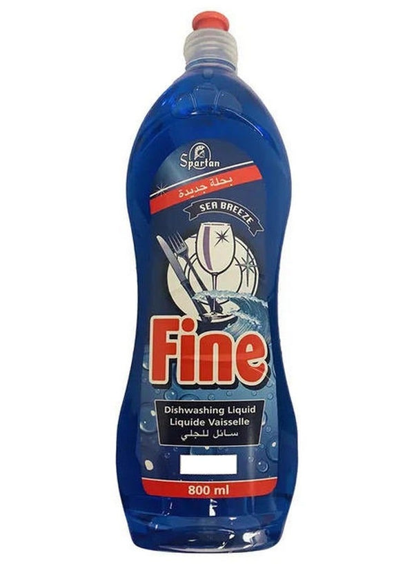 Spartan Fine Dishwashing Liquid Sea Breeze 800 ML