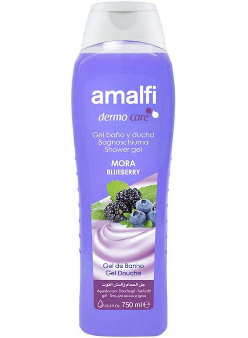AMALFI Blackberry Shower & Bath Gel 750 ML