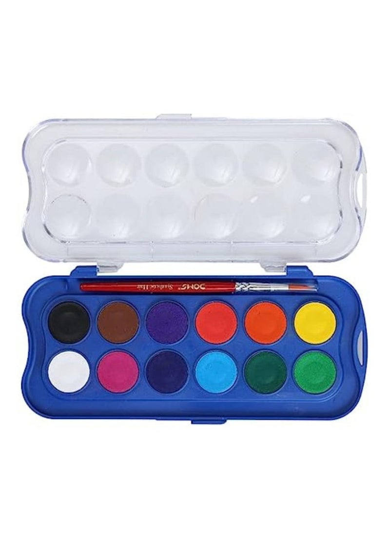 DOMS Water Color Cakes 12 Shades