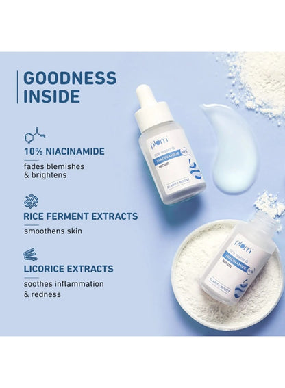 boost fragrance-free, clarity boost, clarity boost fragrance-free, list aqua, niacinamide serum, niacinamide serum clarity, oily dry, plum, plum rice, rice water, serum clarity, serum clarity boost, skin tone, skin type, skin types