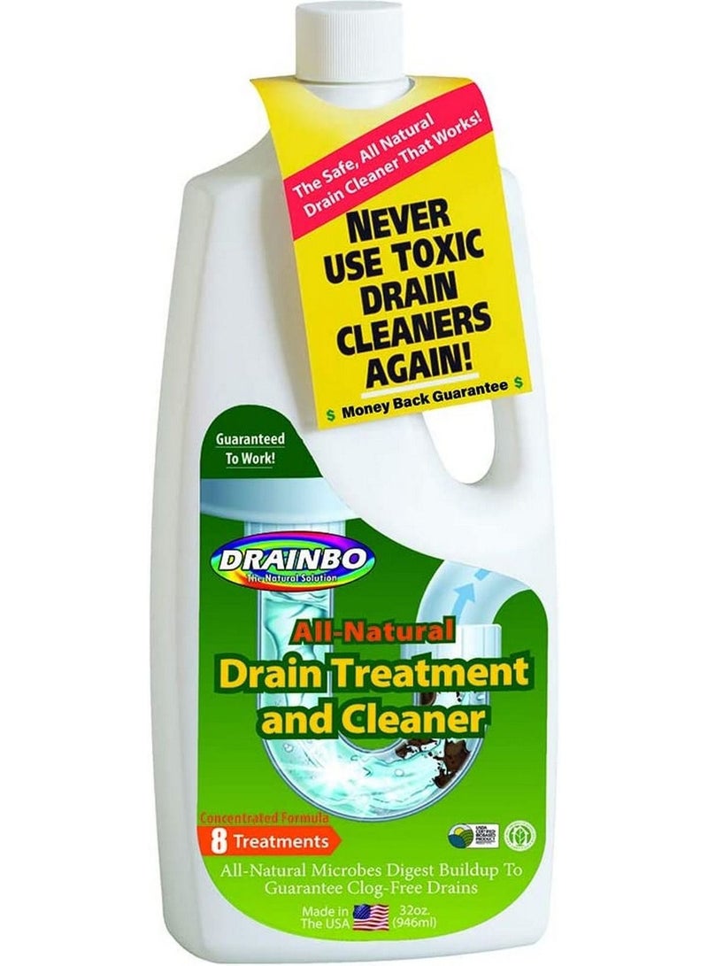 All Natural Drain Cleaner 32oz - DRAINBO