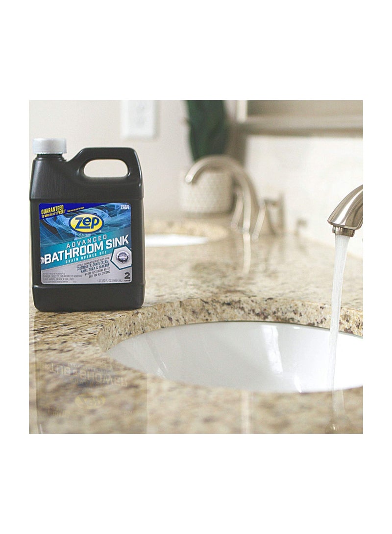 Zep Advanced Bathroom Sink Drain Opener Gel 32 oz