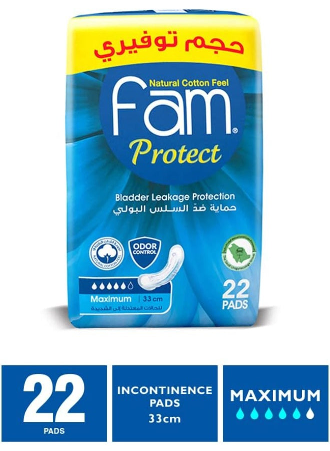 bladder leakage, cotton feel, cotton feel protect, fam, feel protect, feel protect maximum, leakage protection, maximum bladder, natural cotton, natural cotton feel, odor control, pads odor, pads odor control, protect maximum, protection pads