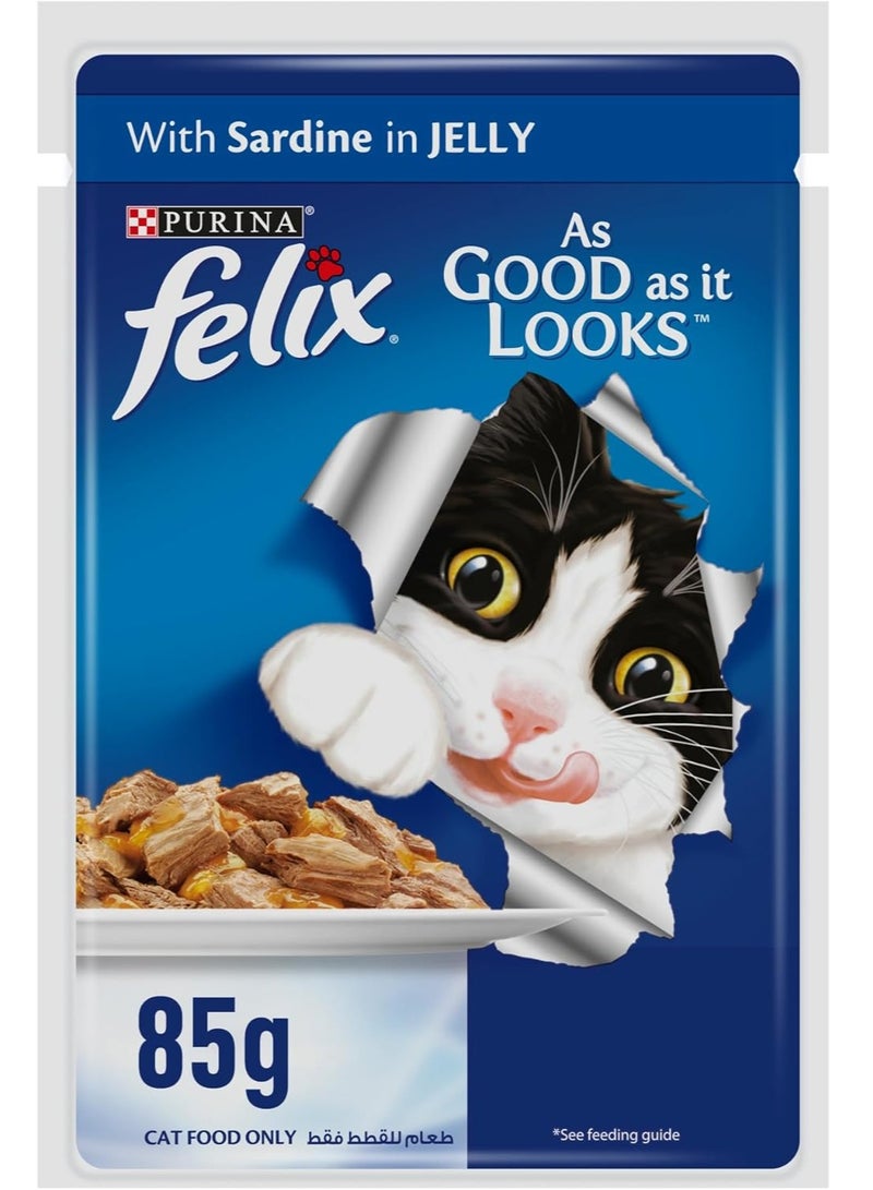 Premium Cat Wet Food Sardine 85G - PURINA