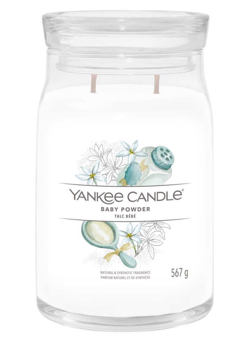 YANKEE CANDLE Baby Powder Large Jar - 567g