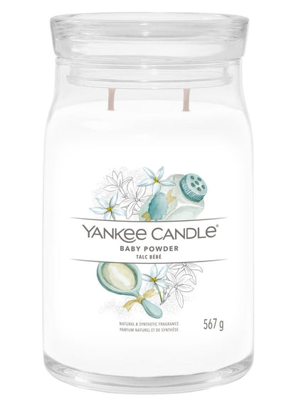 YANKEE CANDLE Baby Powder Large Jar - 567g