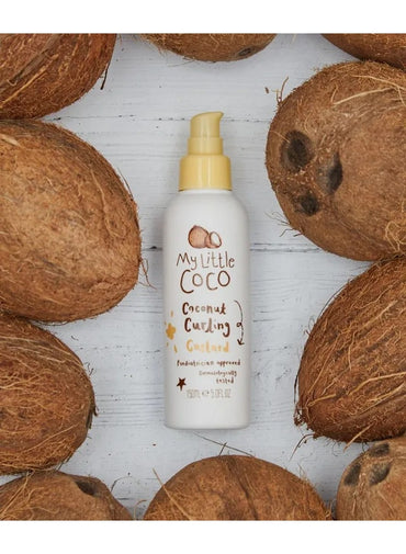 My Little Coco Baby Curling Custard Curl Cream For Frizz Control With Organic Coconut Oil & Shea Butter Defines & Softens Cur