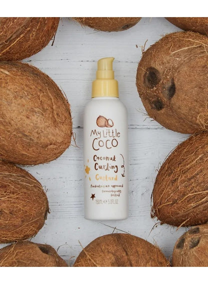 baby curling, butter defines, coconut oil, curl cream, curling custard, curly hai, custard curl, defines softens, frizz control, my little coco, oil shea, oil shea butter, organic coconut, shea butter, softens curly