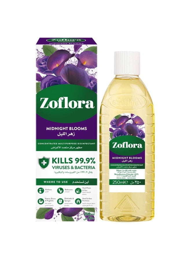 Zoflora Multipurpose Disinfectant Midnight Blooms 250 ML