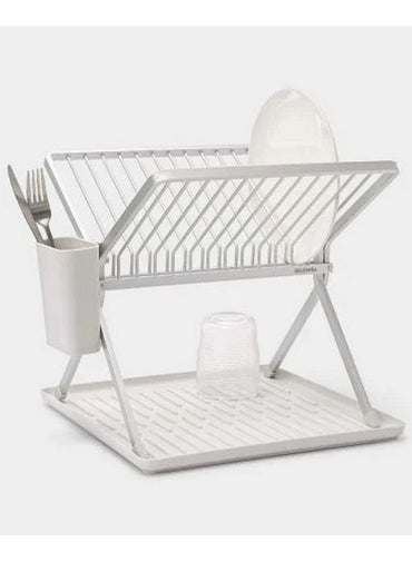 Brabantia FOLDABLE DISH DRYING RACK LIGHT GREY