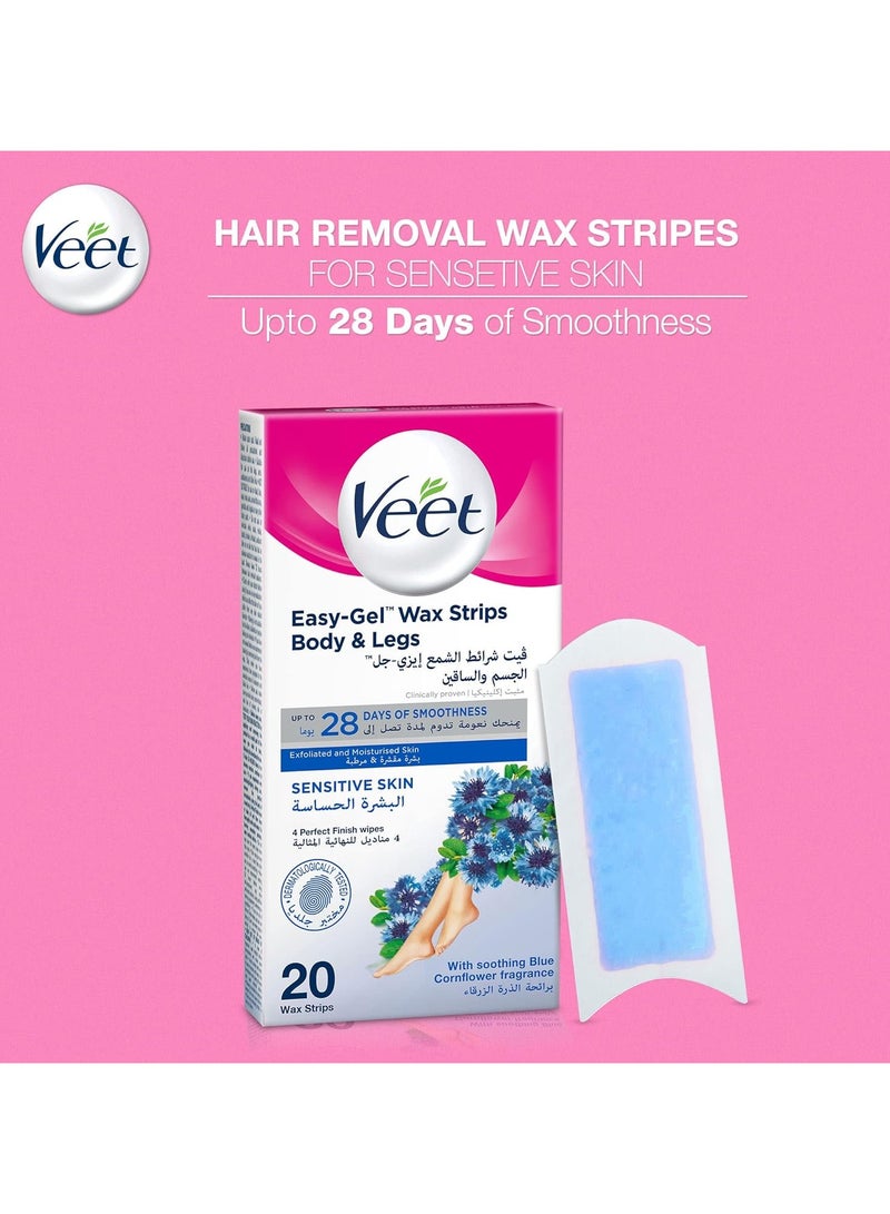 Veet Easy Gel Wax Strips for Sensitive Skin