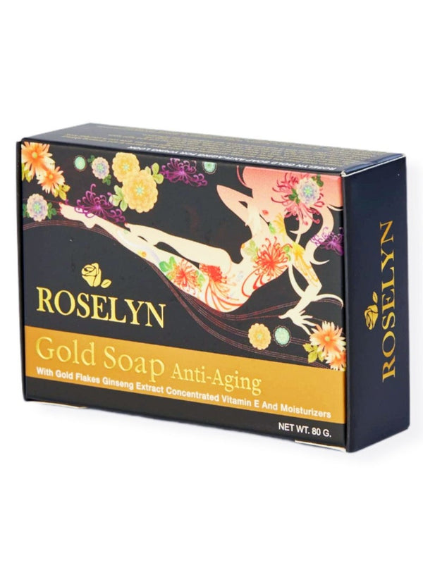 Roselyn Gold Soap Anti Aging - 80 G