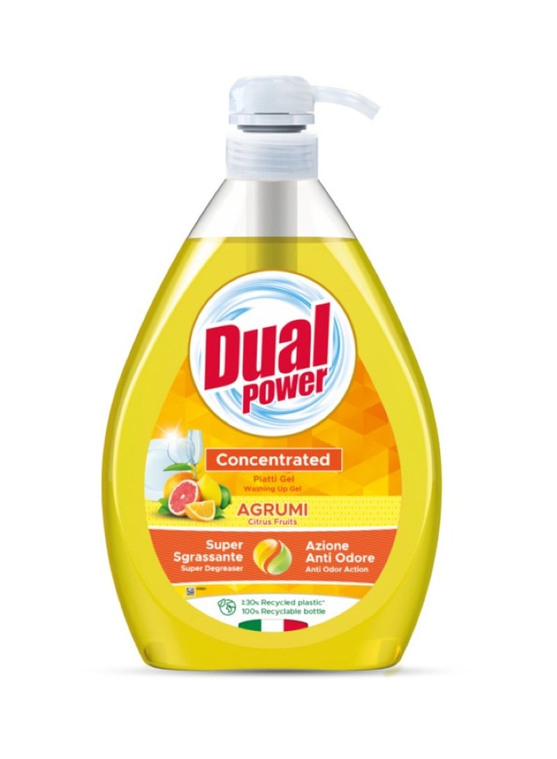Dual Power Citrus Dish Gel Concentrate 1L