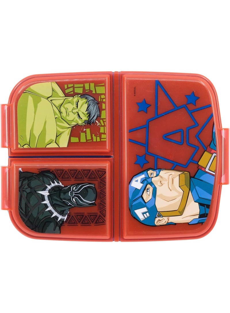 STOR Multi Compartment Sandwich Box - Avengers Design